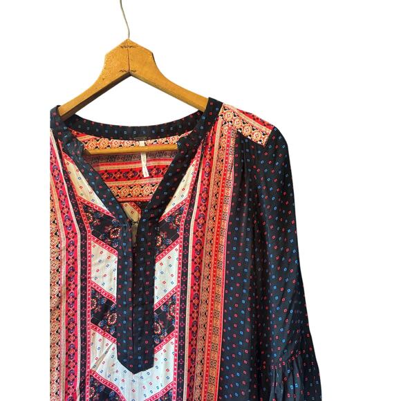 Free People | Bohemian Peace Maker Dress in Black Combo  | Size Small - Picture 2 of 6